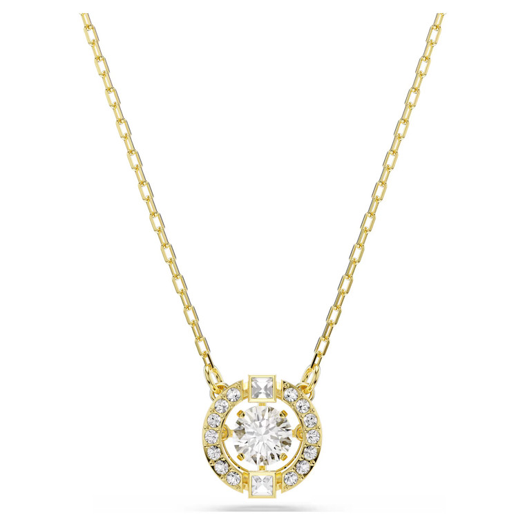 una-angelic-pendant--mixed-cuts--white--18k-gold-finish-swarovski-5758061-1