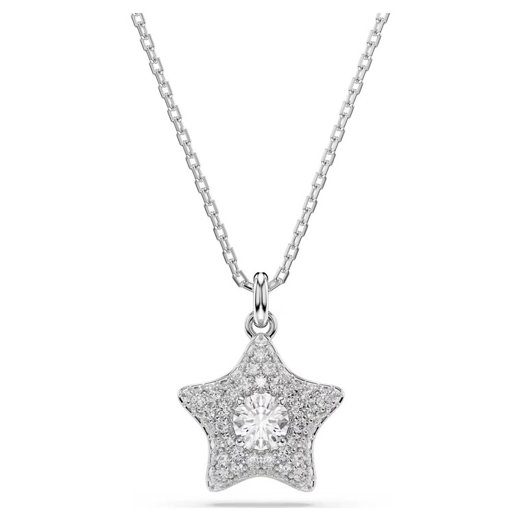sublima-pendant--round-cut--star--white--rhodium-plated-swarovski-5758393-1