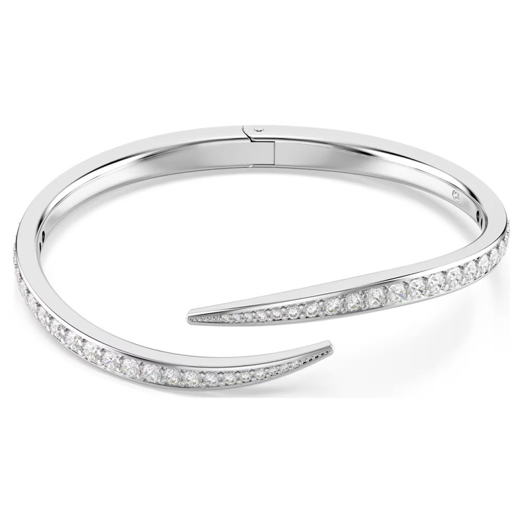 vienna-bangle--round-cut--swan--white--rhodium-plated-swarovski-5749200-1
