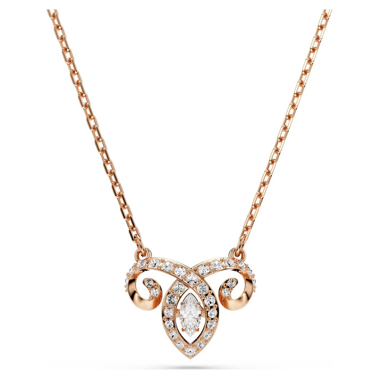 chinese-zodiac-pendant--mixed-cuts--white--18k-rose-gold-finish-swarovski-5753321-1