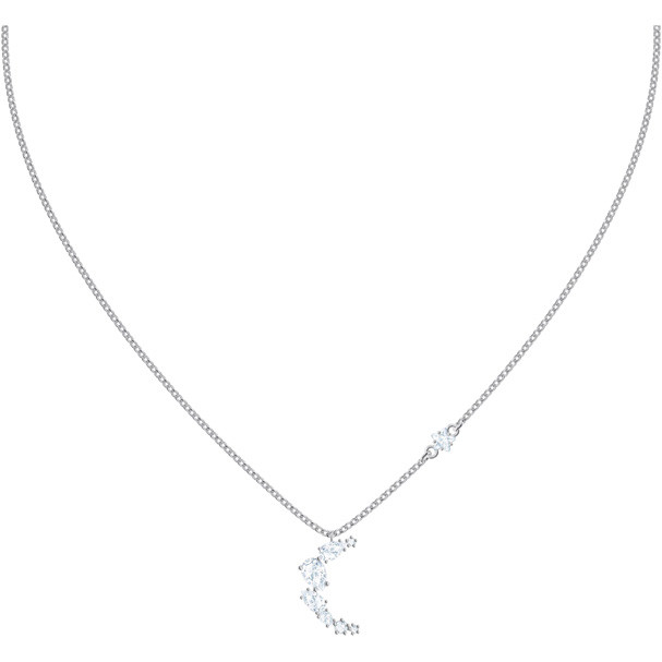 Swarovski Crystal Penélope Cruz MoonSun Necklace, White, Rhodium