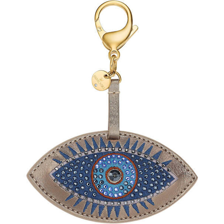 Swarovski Crystal Tarot Evil Eye Leather Bag Charm, Multi-Colored 5494430