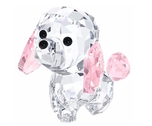 Swarovski クリスタル 犬 置物 ピンク Swarovski Crystal Puppy - Rosie The Poodle Decoration Figurine