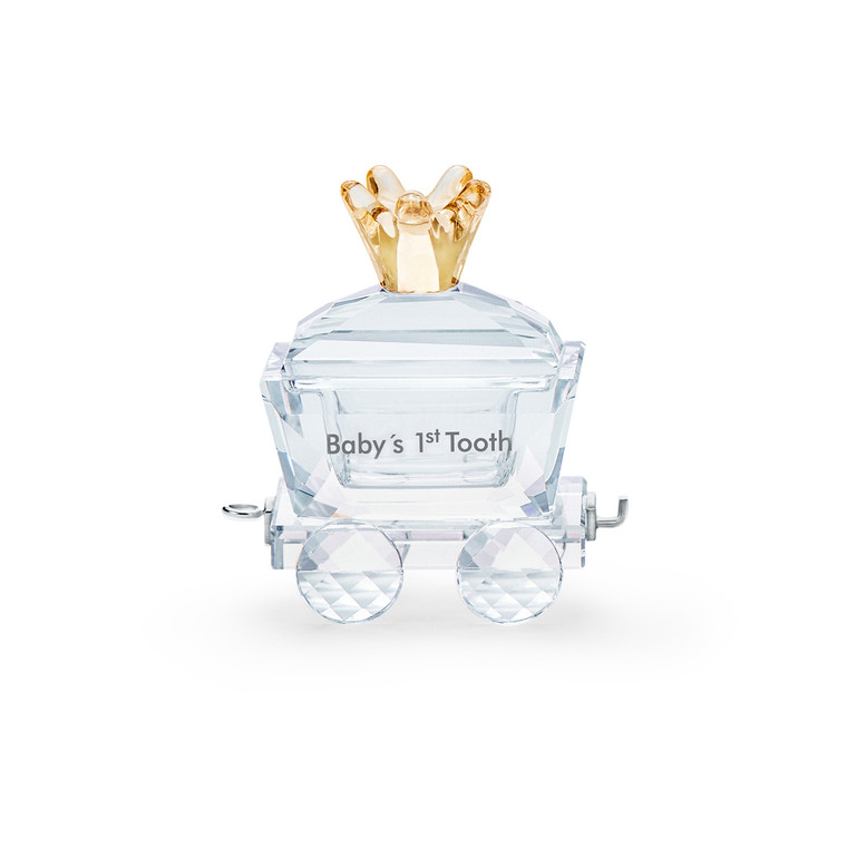 Swarovski Crystal Baby's 1ST Tooth Wagon Decoration Figurine 5492218