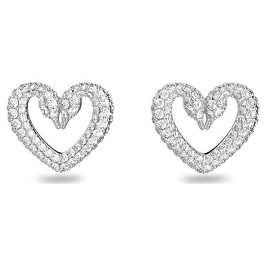 ★US買付・日本完売★Swarovski Sublima Heart イアリング Swarovski | Sublima stud earrings, Heart, Small, Red, Gold