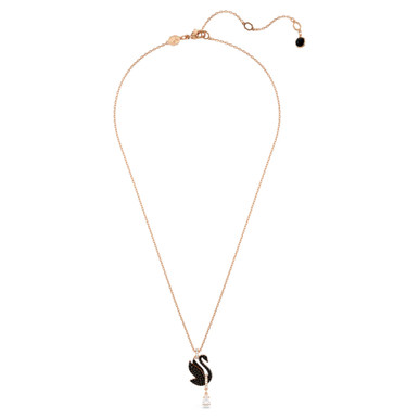 swan-pendant-black-rose-gold-tone-plated-5678045-swarovski-2