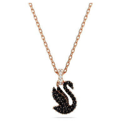 swan-pendant-small-black-rose-gold-tone-plated-5678046-swarovski-1