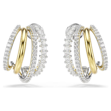 hyperbola-hoop-earrings-mixed-cuts-mini-white-mixed-metal-finish-5689718-swarovski-2