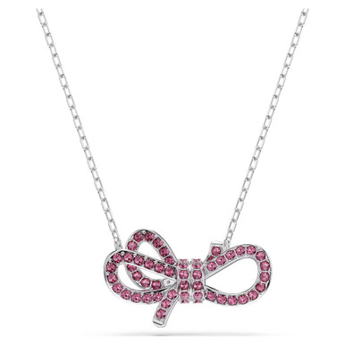 lifelong-bow-pendant--bow--pink--rhodium-plated-swarovski-5723556-1