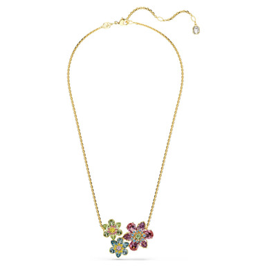 idyllia-pendant--mixed-cuts--flower--multicolored--gold-tone-plated-swarovski-5721668-2