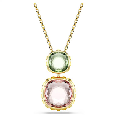 chroma-pendant--cushion-cut--multicolored--gold-tone-plated-swarovski-5692496-1