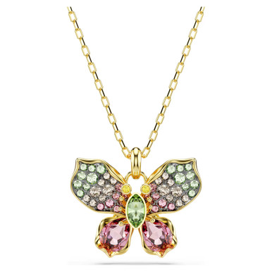 idyllia-pendant--mixed-cuts--pavé--butterfly--multicolored--mixed-metal-finish-swarovski-5709950-1