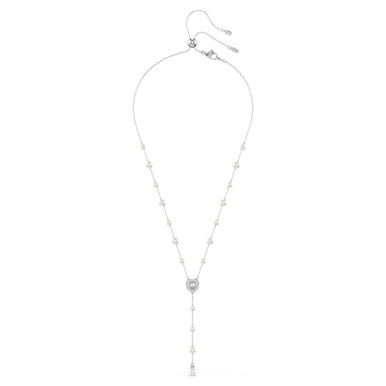 ariana-grande-x-swarovski-y-necklace--crystal-pearl--mixed-cuts--heart--white--rhodium-plated-swarovski-5720855-2
