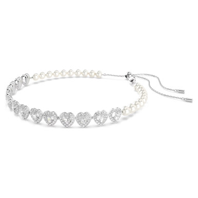 ariana-grande-x-swarovski-tennis-choker--mixed-cuts--heart--white--rhodium-plated-swarovski-5720861-2