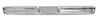 1973-79 Ford Truck Rear Chrome Bumper, Smooth Sport Style (Fleetside or Styleside)