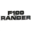 1977-79 Ford Truck Hood Side Emblem "F100 RANGER", ea.