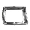 Headlamp Bezel, Rectangular Head lamp, Chrome RH, Fits 1978-79 Ford PU, Bronco