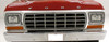 1978-79 Ford Truck Center Grille Insert (Chrome plated w/ light argent gray) ea.