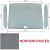 1957-60 Ford Truck Big Back Glass Headliner Kit, Non Perforated, Gray.