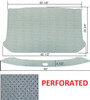 1961-63 Ford Unibody Truck Headliner, Perforated, gray, w/o Wrap Around Rear Glass, ea.
