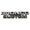 1978-79 Bronco "BRONCO CUSTOM" Hood Side Emblem, ea.