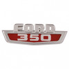 1963-65 Ford Truck Hood Side Emblem "FORD350" ea.