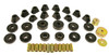 1969-72 Blazer 4x4 Cab & Body Mount Bushing & Hardware Kit Black 24 pc