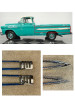 1958-59 Chevy Truck Short Fleetside Bed Side Molding Set