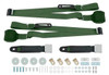 1967-72 Chevy Truck, Suburban Retractable 3 Point Seat Belts - Green