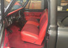 Bench Seat Cover Red Houndstooth with Red Border 196-72 Chevy & GMC Pickup Correct for 71-72 Cheyenne & Sierra Grande Models