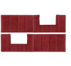 1981-87 Chevy Truck Burgundy Red Front Door Panel Velour Insert, pair