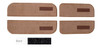 1973 Suburban Black Front and Rear Door Panel Carpet Set