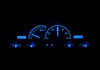 1956 Ford Truck Carbon Fiber Background, Blue Light VHX Instrument, ea.
