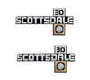 1981-87 Chevy Truck "Scottsdale 30" Fender Emblems, pr.