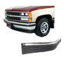 1988-99 Chevy Truck Front Bumper Impact Strip RH, ea. (Also GMC, 92-94 Blazer, 92-99 Suburban, 88-02 C3500)