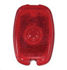1940-53 Chevy/GMC Tail Lamp Lens, Red Glass, fits RH or LH, ea.