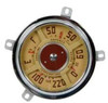 1947-51 GMC Truck Dash Cluster Assy. (12 Volt, 8 Cyl., 60lbs, Oil Gauge, 100-220 Temperature)