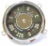 1947-49 Chevy Truck Gauge Cluster Assy, ea. (6 cyl, 0-30lbs oil gauge, 100-220 temperature gauge, red needle)(12 volt)