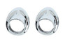 1954-55 1st Chevy/GMC Truck Wiper Tower Bezels (chrome) 2pc set