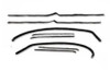 1955-59 Chevy/GMC Truck Felt Kit, Division Bars and Upper Channels (8 pcs)(Authentic Style)