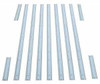 1960-62 Chevy/GMC Truck Long Wide Bed Stainless Steel Bed Strip Kit.