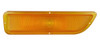 1962-66 GMC Park lamp Lens, With Rivets, RH, Amber. Ea.