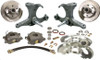 5 Lug OE Stock Spindle Wheel Brake Kit, Stock Height Drop Spindles, 5x5 Lug, Fits 1963-70 Chevy/GMC Pickup.