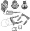 1967-72 Chevy/GMC Truck Door Lock & Ignition Cylinder Set ("Square" Head)(includes 2 door locks, 1 igniton tumbler, with 2 square head keys)(1967 Camaro/Firebird, 1966-67 Chevelle/El Camino/GTO/Cutlass/Nova)