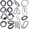 Blazer Complete Weatherstip Kit: Wwindshield, Lock Strip, Shell, Doors, Window Felt, Glass Runs. Fits 1976-77 Blazer and Jimmy.