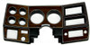 Dash Bezel with AC, Woodgrain Fits 1978-80 Chevy PU. (will fit 75-77 if 78-80 lower column cover is used)cover