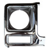 1979-80 Chevy Truck Headlamp Bezel, Round RH (chrm/dark.argent) ea.