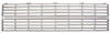 Silver Grille without Bowtie Insert Area, Single Headlamp System, Fits 1983-84 Chevy PU, Blazer, Suburban
