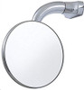 Universal Door Edge PEEP Mirror. 3 inch round head. (chrome)(fits RH or LH) ea.