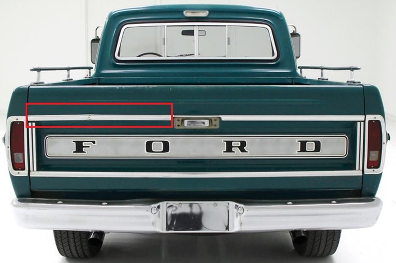 1967-72 Ford Truck Upper Left Hand Tailgate Molding